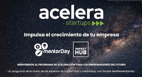 Somos mentores en el programa «Acelera Startups». apúntate gratis